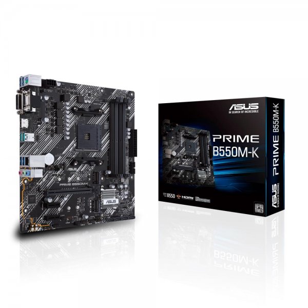ASUS Prime B550M-K Gaming Mainboard Sockel AM4 micro ATX Ryzen PCIe 4.0 M.2 SATA USB