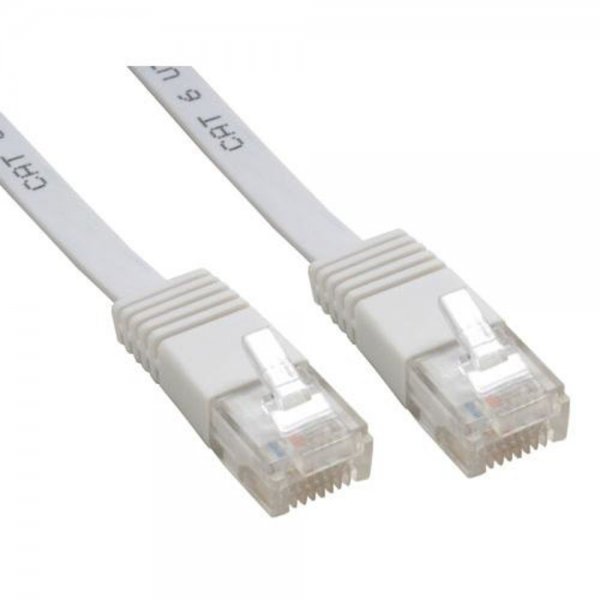 InLine Netzwerk Kabel Patchkabel UTP Cat.6 weiss 2m