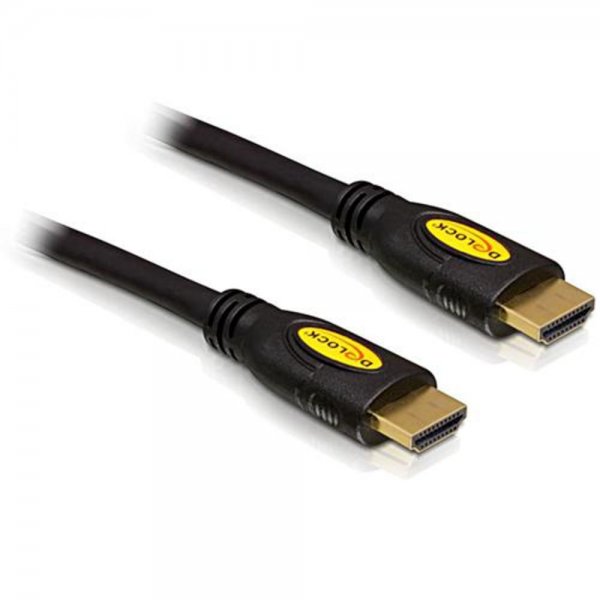 DeLock Anschluss Kabel HDMI High Speed 3D 1080p 2m