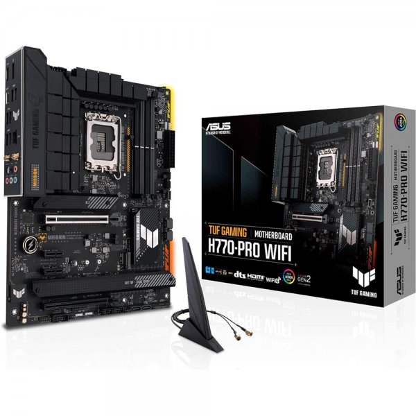 ASUS TUF GAMING H770-PRO WIFI Mainboard Sockel Intel LGA 1700 (Intel H770, ATX, PCIe 5.0, DDR5)
