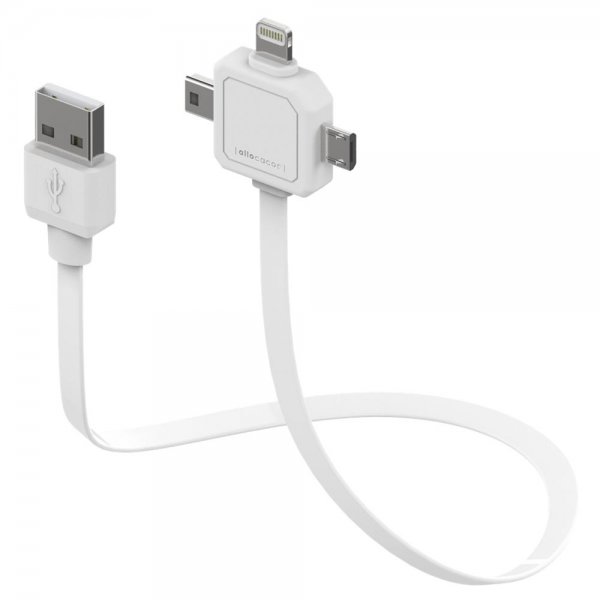 Allocacoc Power USB Kabel weiß NEU Apple Samsung LG Handy Smartphone