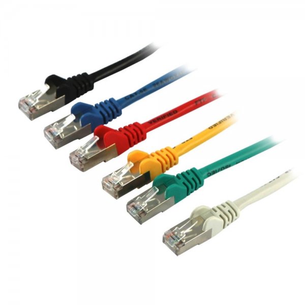 Synergy 21 Patchkabel RJ45 FTP 7,5m rot,CAT5e, Synergy