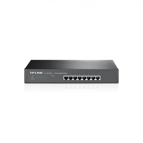 TP-Link TL-SG1008 Netzwerk Switch 1000 Mbps, 8x Gigabit