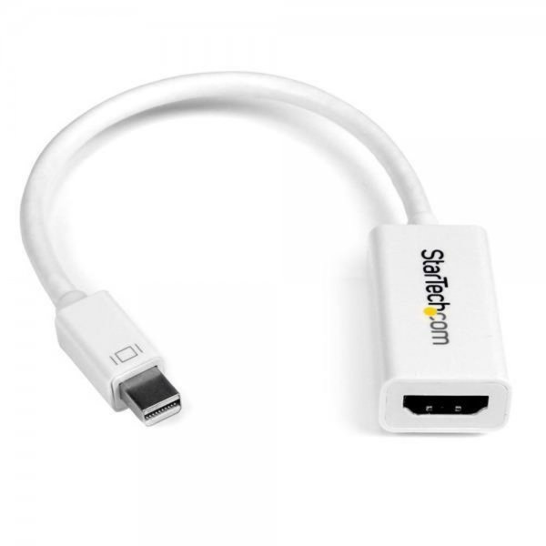 StarTech.com Mini DisplayPort auf HDMI 4k @ 30Hz Adapter - mDP 1.2 zu HDMI Video und Audio aktiv Kon