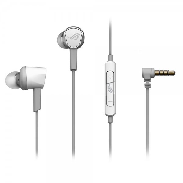 ASUS ROG Cetra II Core Moonlight White In-Ear-Gaming-Kopfhörer 3,5-mm-Stecker weiß