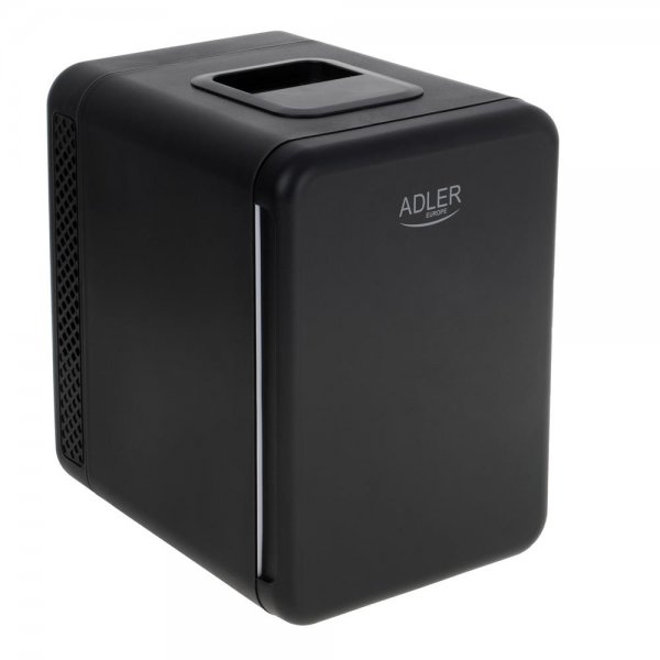 Adler AD 8084 Mini Kühlschrank 4l für Auto mit Heizfunktion klein tragbar schwarz Getränkekühlschrank