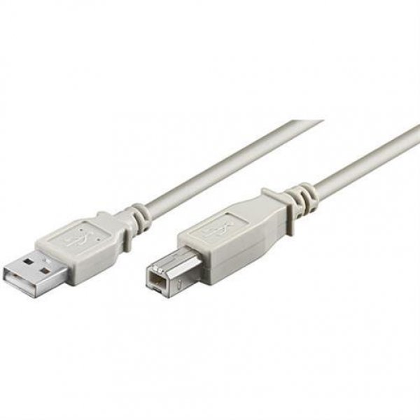 Goobay USB 2.0 Hi-Speed Kabel Grau 1,8 m