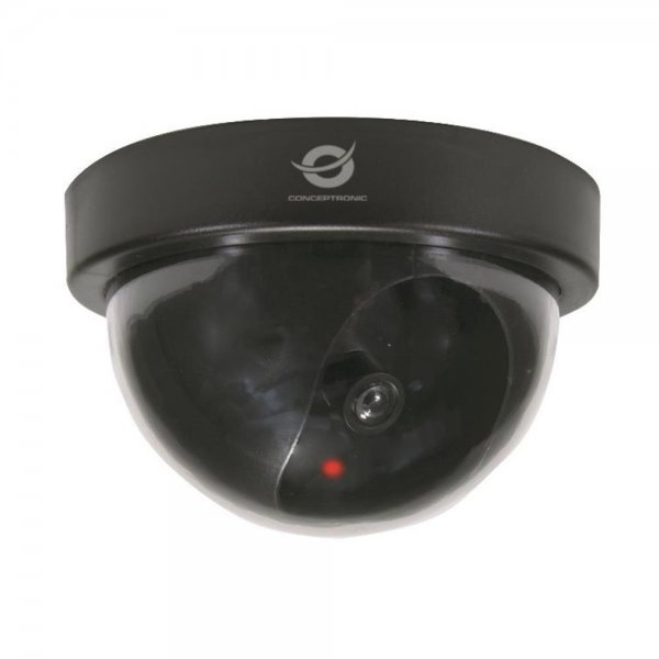 Conceptronic Dummy-Kuppelkamera mit Rot blinkende LED-Leuchte Anzeige | CFCAMD