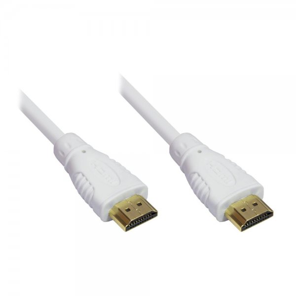 Good Connections HDMI-Kabel mit Ethernet 1 m weiß