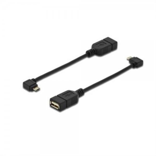 Assmann USB 2.0 adpter cable, OTG, type micro B - A # AK-300313-002-S