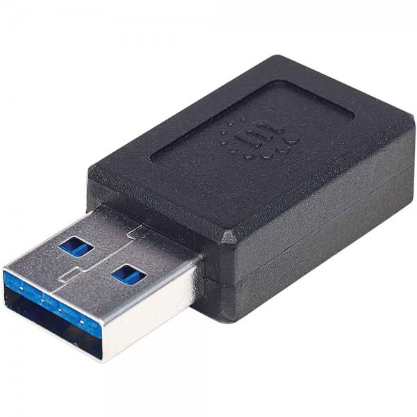 Manhattan SuperSpeed+ USB C-Adapter Typ A-Stecker auf Typ C-Buchse