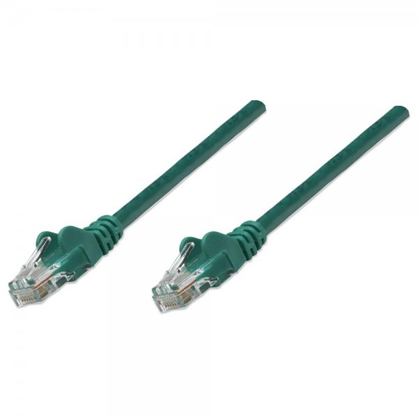Intellinet Netzwerkkabel Cat5e U/UTP Patchkabel CCA RJ45 20 m grün 326001
