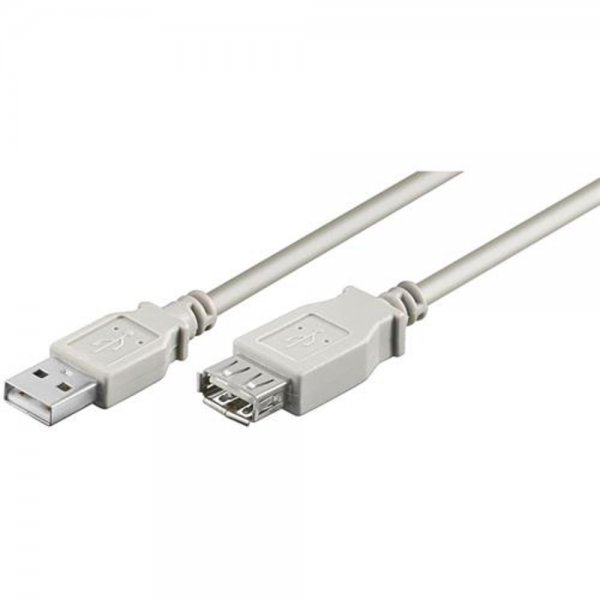 Wentronic USB Verl AA 500 HiSpeed GRAU 2.0 5m USB 2.0 V # 50962