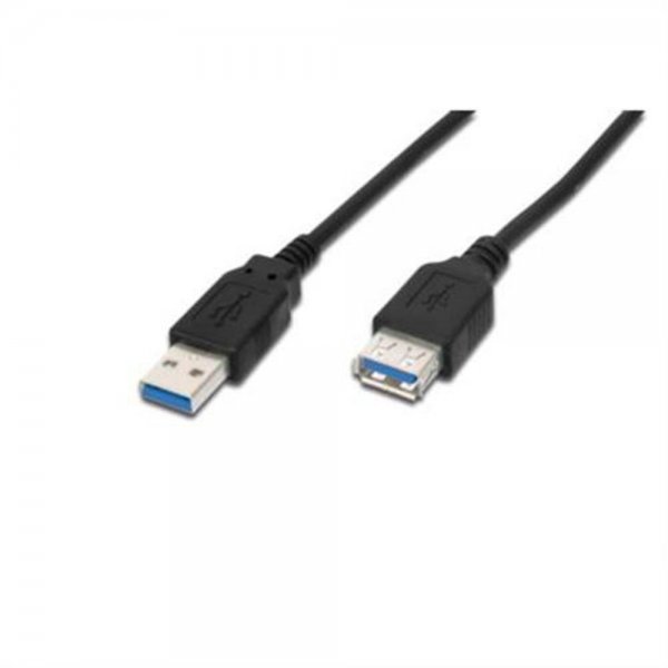 ASSMANN USB 3.0 Verlängerungskabel Typ A/Stecker auf Typ A/Buchse 1.8m schwarz