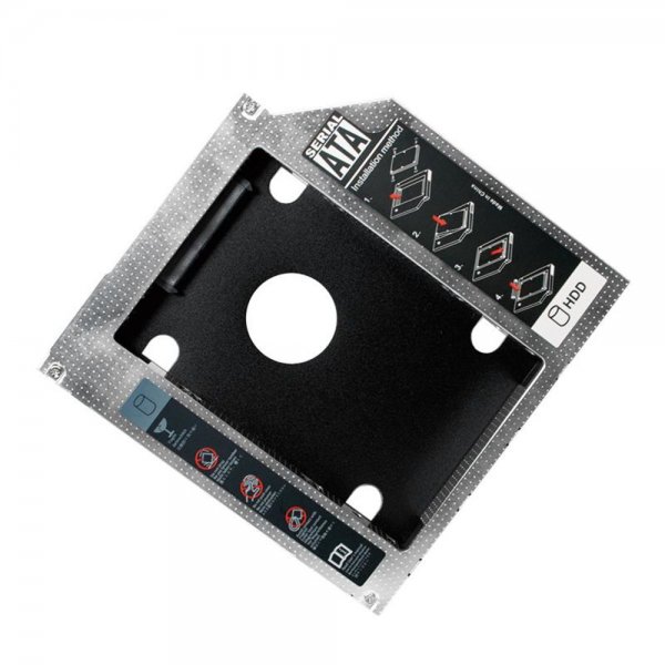 LogiLink SATA Festplatten Caddy für 9,5 mm 2,5" SATA Festplatte Laufwerke