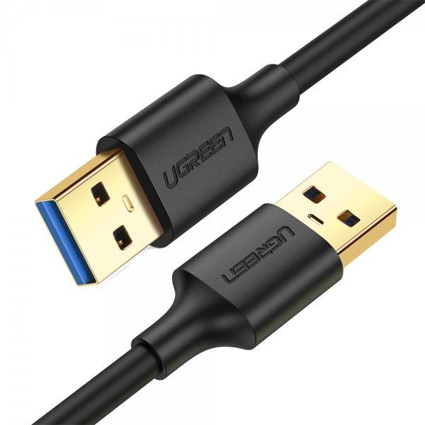UGREEN Kabel 10370 (USB 3.0 Typ A M - USB 3.0 M 1m schwarze Farbe)