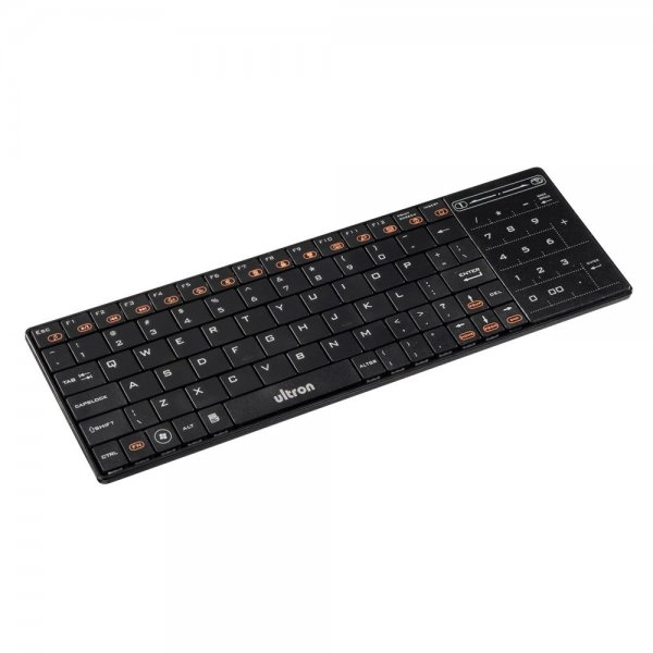ultron UMT-BT Fashion black Bluetooth Tastatur Keyboard Schwarz kabellos Touchpad Keypad Computer PC