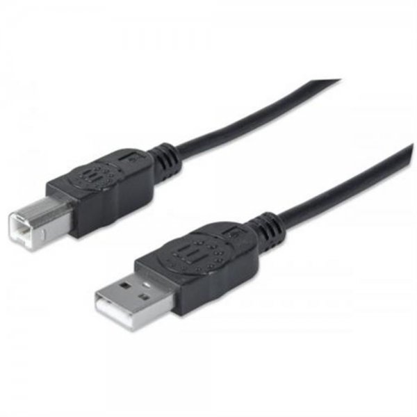 MANHATTAN Hi-Speed USB B Anschlusskabel 1 m schwarz