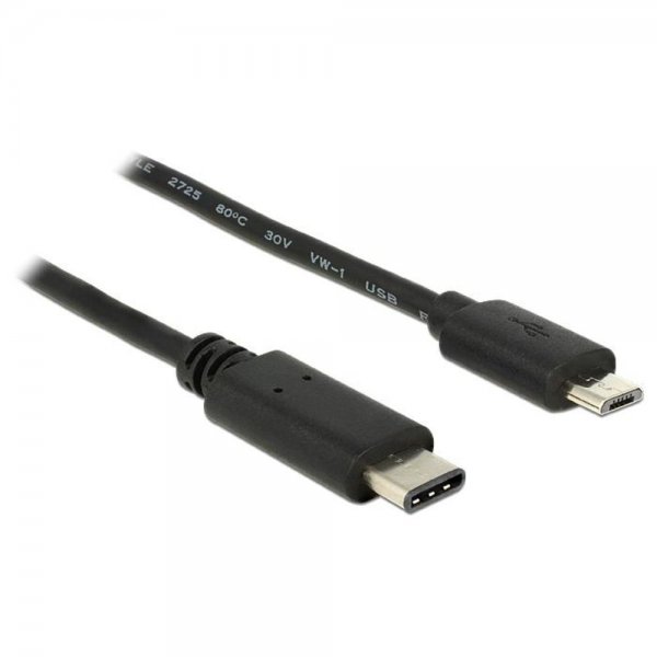 Delock Kabel USB Type-C™ 2.0 Stecker > USB 2.0 Typ Mic