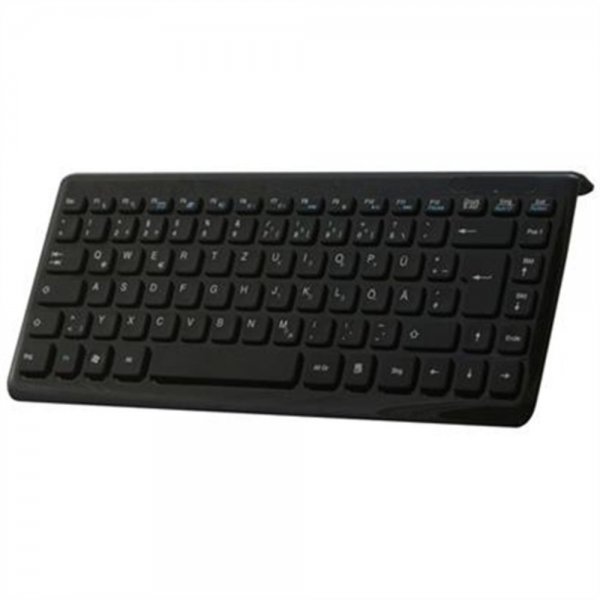 PERIXX Tastatur Mini PERIBOARD-407 DE B USB schwarz - T