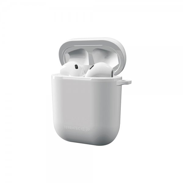 TERRATEC ADD Case für Apple AirPods Schutzhülle Hülle Kopfhörerhülle Ladehülle