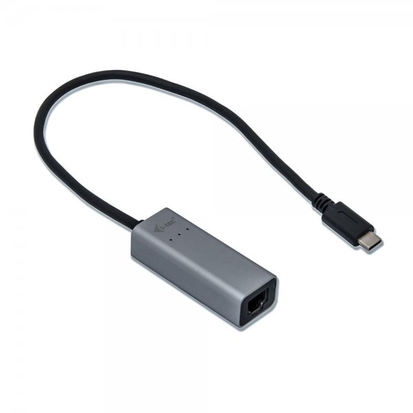 i-tec USB-C Metal Gigabit Ethernet Adapter mit integriertem USB-C-Kabel