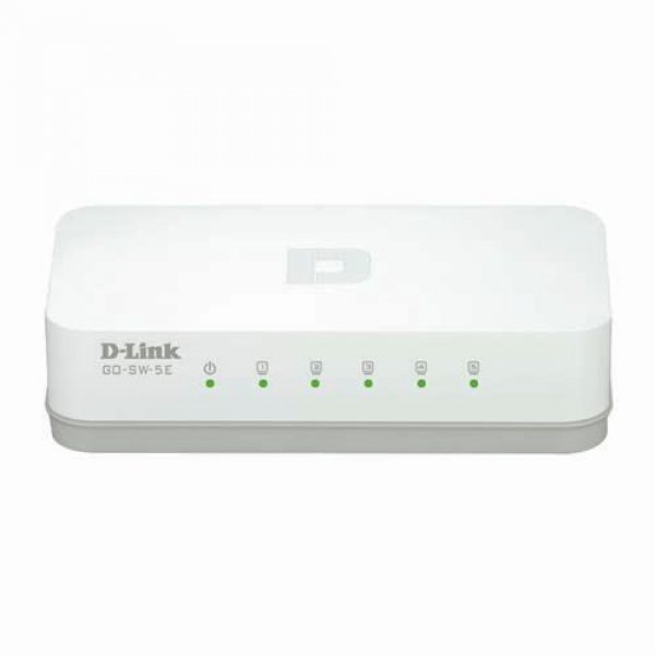 D-Link GO-SW-5E 5-Port Easy Desktop Switch Ethernet Netzwerk LAN RJ-45