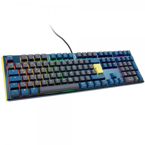 Ducky One 3 Daybreak Gaming Tastatur RGB LED MX-Clear Fullsize DE-Layout QWERTZ beleuchtet
