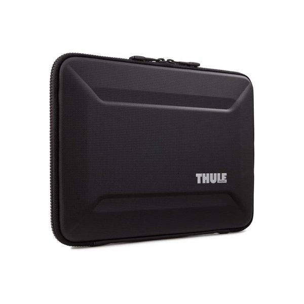 THULE Gauntlet 4 MacBook Sleeve 14" Black Laptoptasche Hülle schwarz Muschel Design Kantenschutz elegant
