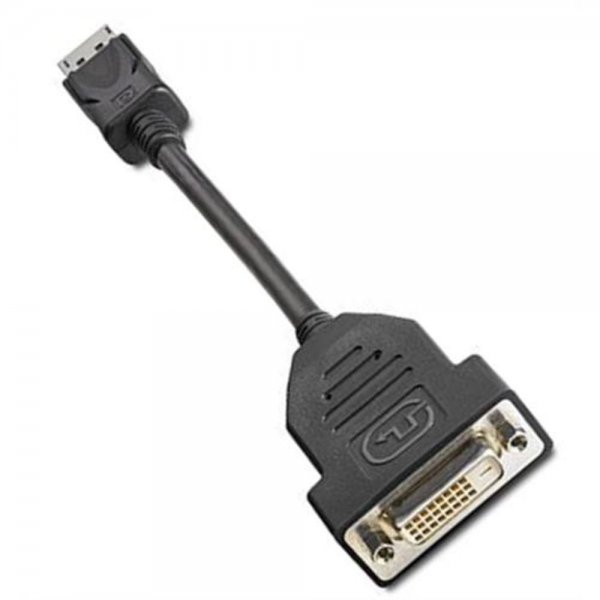 HP DVI-D Buchse > DisplayPort Stecker Adapter DVI Kabel # FH973AA