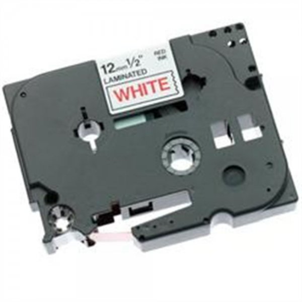 BROTHER TZ232 Schriftbandkassette 12mm8m weiss/red P-to