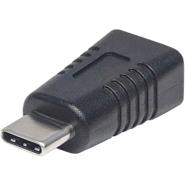 Manhattan USB-C auf USB Mini-B-Adapter schwarz