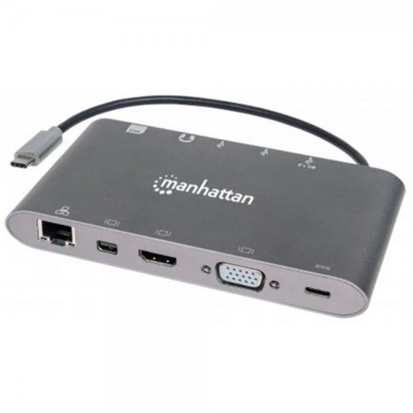 MANHATTAN SuperSpeed USB-C 7-in-1-Dockingstation