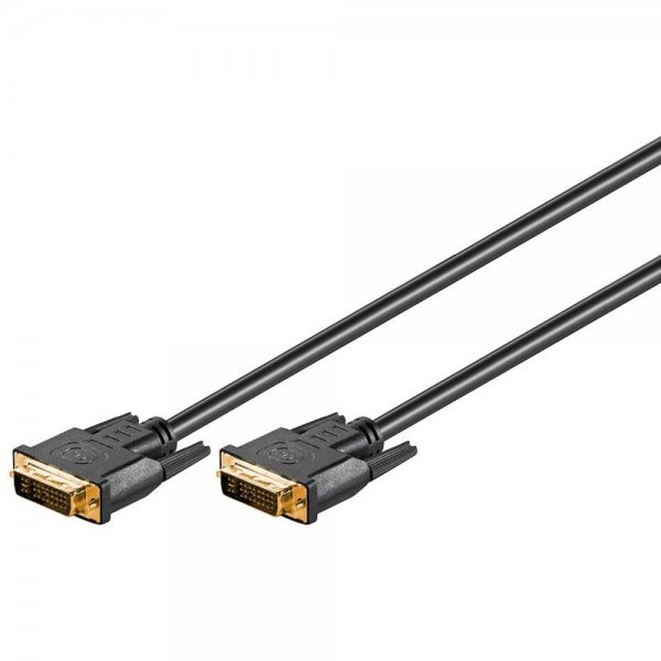 Goobay DVI-I FullHD Kabel Dual Link DVI-I(24) Stecker>D # 69210