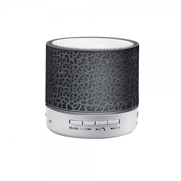 ultron boomer chaka black Bluetooth Mini Lautsprecher Audiobox Schwarz LED Beleuchtung Musikbox