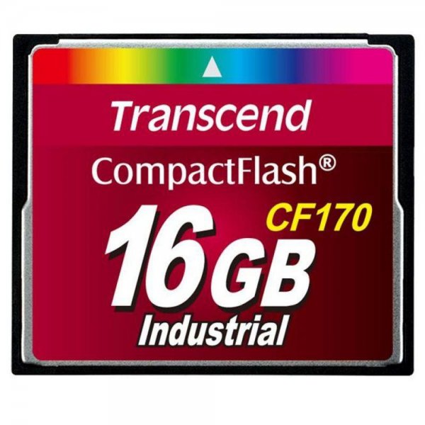 Transcend CF170 Industrial 16GB CompactFlash Speicherkarte TS16GCF170