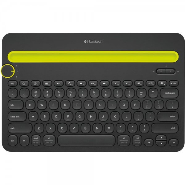 Logitech K480 Bluetooth Keyboard Tablet PC Smartphone Tastatur schwarz deutsch