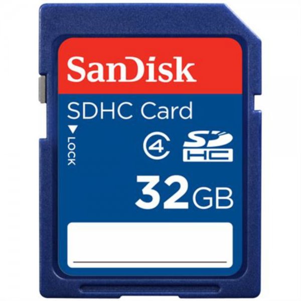 SanDisk SDHC Card Flash-Speicherkarte 32GB SDSDB-032G-B35