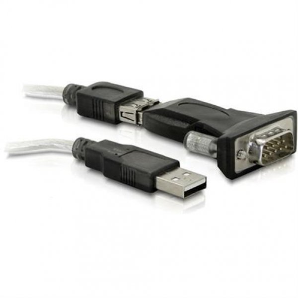 Delock Adapter USB 2.0 Typ-A > 1 x Seriell DB9 RS-232