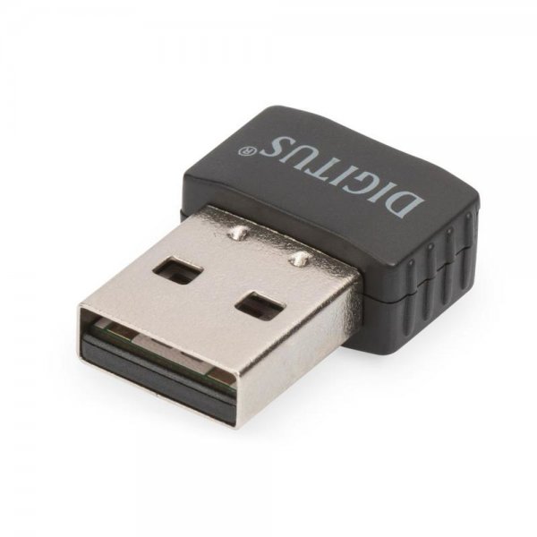 DIGITUS Mini USB 2.0 Stick Wireless Adapter 600Mbps 2.4/5GHz Dual Band WLAN Datenübertragung