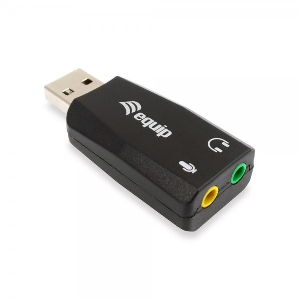 Equip USB-Soundadapter als weitere Soundkarte f. Headsets Plug and Play