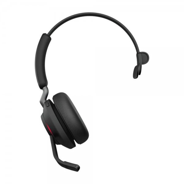 Jabra Evolve2 65 Mono Over Ear Headset USB-A UC Schwarz 37h Akku 30m Reichweite Bluetooth Kopfhörer