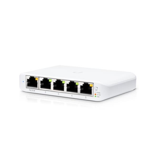 Ubiquiti UniFi Switch USW-Flex-Mini Managed Gigabit Ethernet 10/100/1000 PoE Weiß