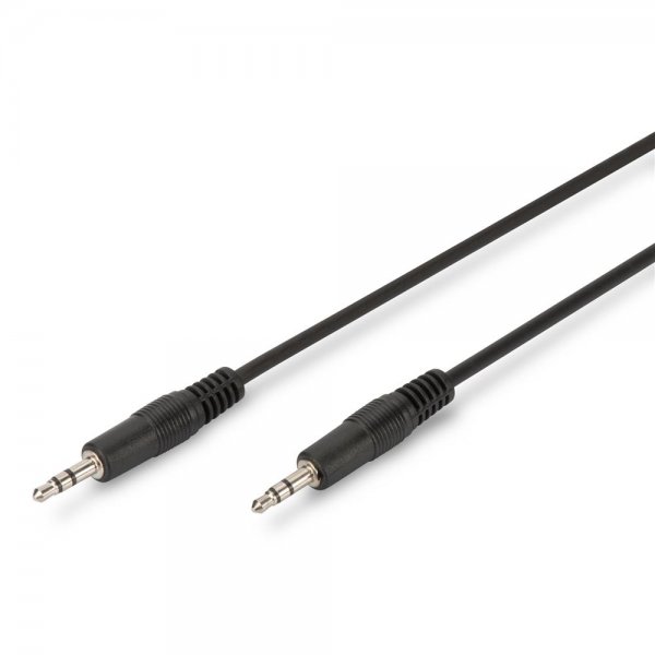 ASSMANN Audio-Anschluss-Klinkenkabel Stereo 3.5mm 2.5m schwarz
