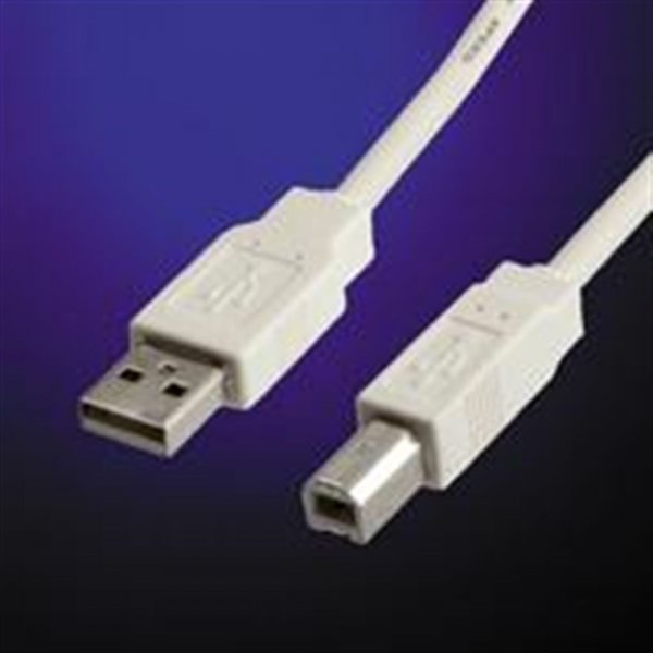 VALUE USBKabel USB2.0 A/B m/m 300cm beige # 11.99.8830