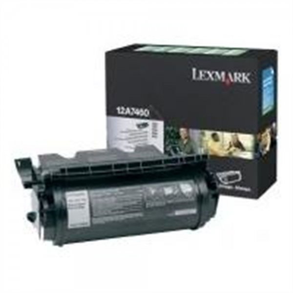 Lexmark Tonerpatrone - 1 x Schwarz - 5000 Seiten - LRP # 12A7460