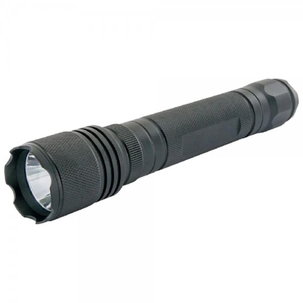 Schwaiger LED Taschenlampe 210 Lumen schwarz Batterie Hohe Leuchtleistung Aluminium spritzwassergeschützt
