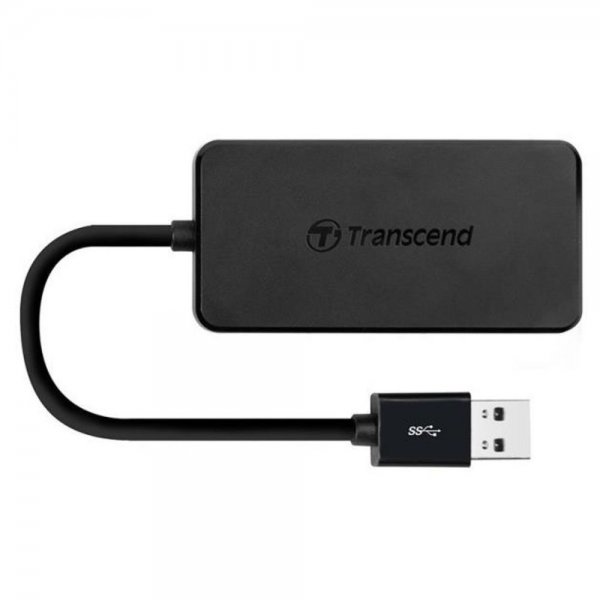 Transcend HUB2K 4-Port USB 3.0 HUB schwarz TS-HUB2K