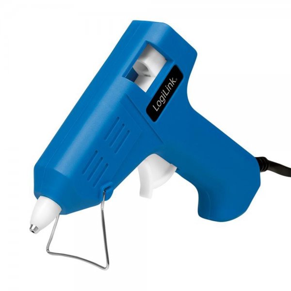 LogiLink WZ0050 Mini-Heißklebepistole 10W blau DIY Basteln Kleben Hobby
