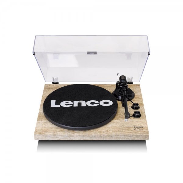Lenco LBT-188PI Plattenspieler mit Riemenantrieb und Bluetooth Anti-Skating Holz